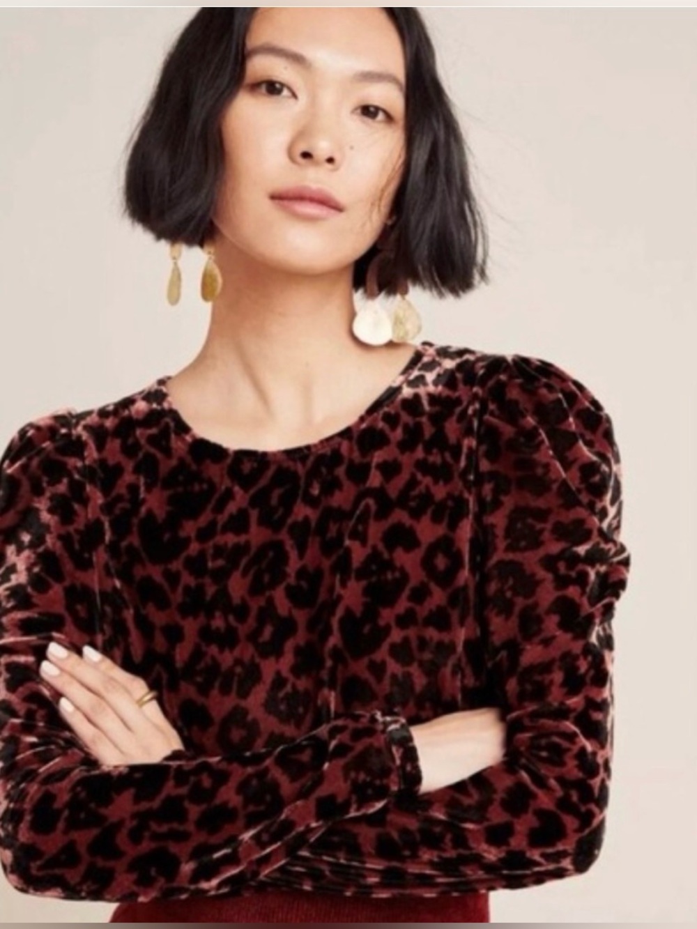 Dolan Leopard Top from Anthropologie